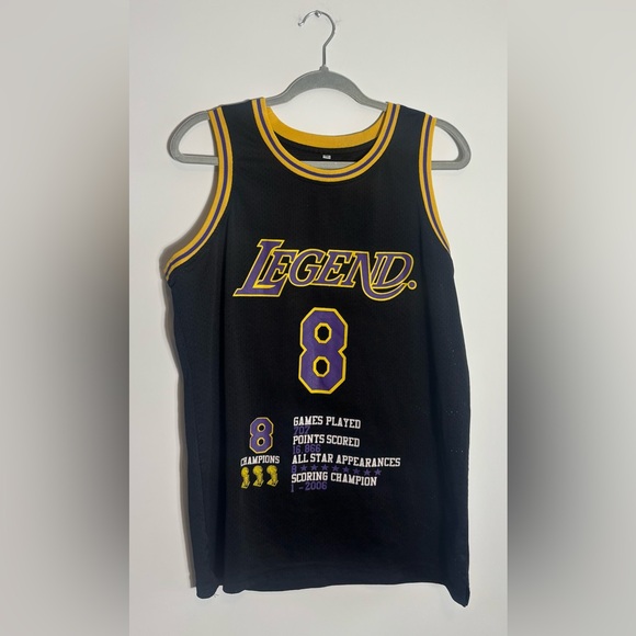 None Other - Kobe Bryant “Legend 8” Tribute Basketball Jersey Unofficial Fan Apparel Small